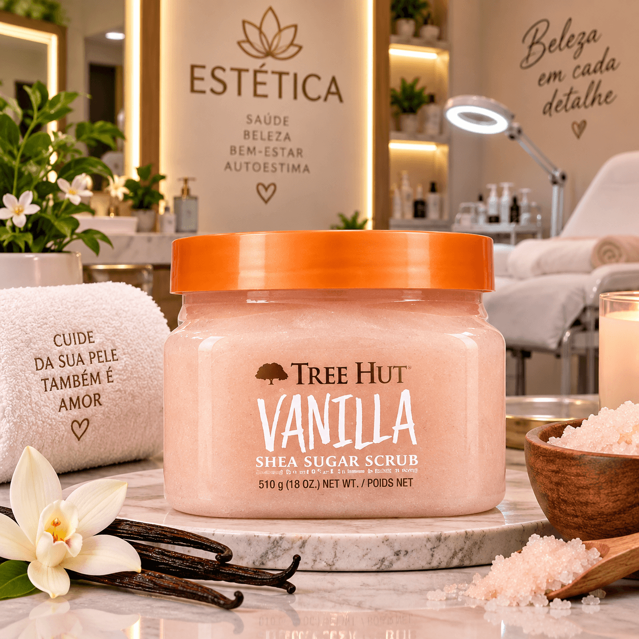 TREE HUT VANILLA SABONETE ESFOLIANTE