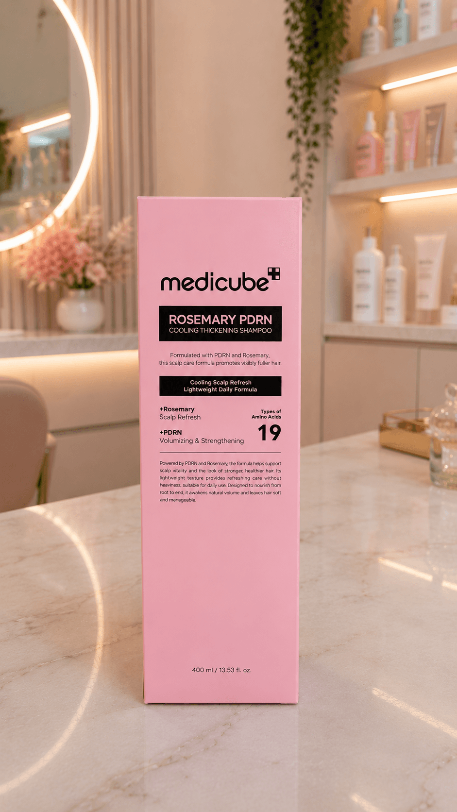 MEDICUBE ROSEMARY PDRN COOLING THICKENING SHAMPOO
